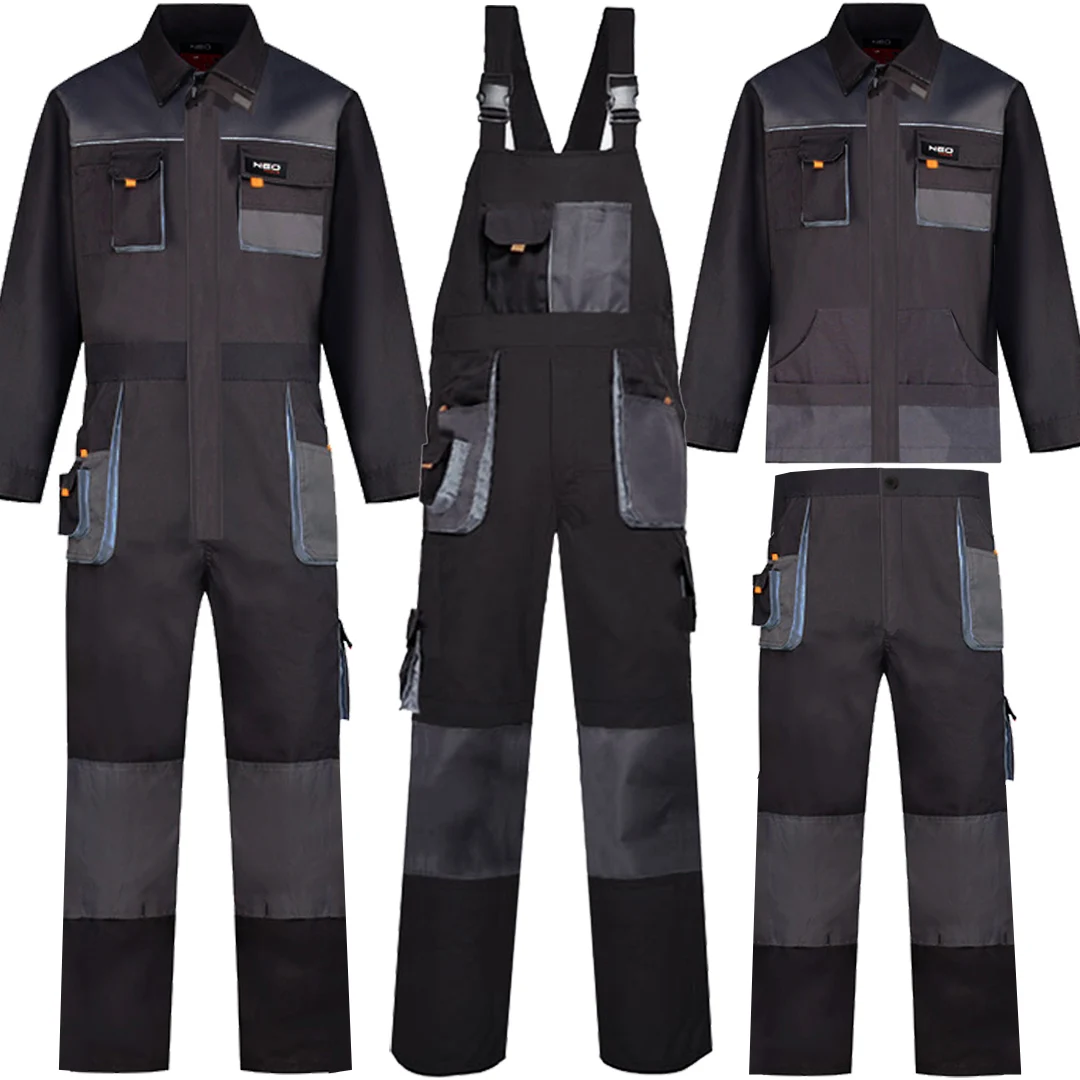 

Welding Suits Working Overalls Protective Auto Repair Jumpsuits Durable Tooling Uniform Multi-Pocket Coverall Work Safe Clothes