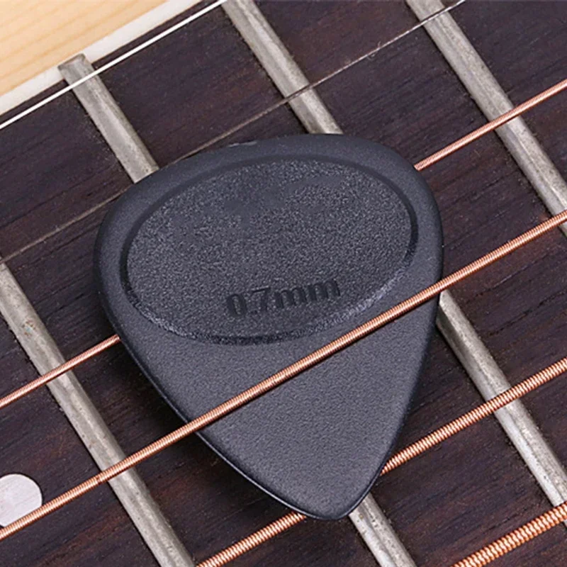 10pcs 0.7mm Guitar Pick Plectrum Acoustic Electric Toughness Anti Slip DesignForGuitarBassUkelelePlayersPANylonPicks