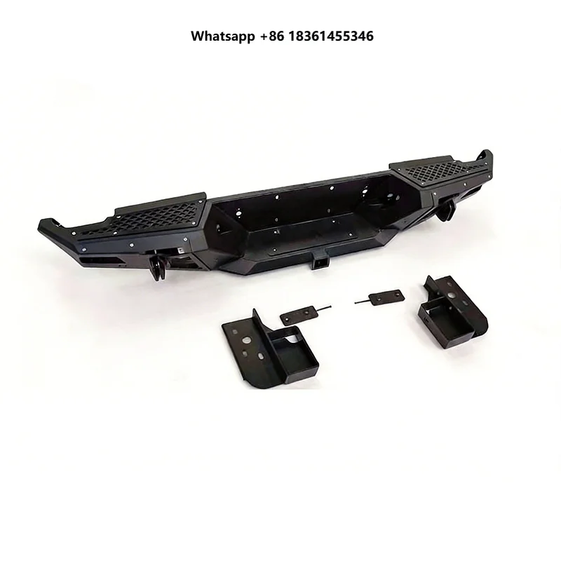 For  Ranger 2012-2021 With Led Lights Shackle Auto Body System for Ranger Steel Bumper Car Rear Bumper