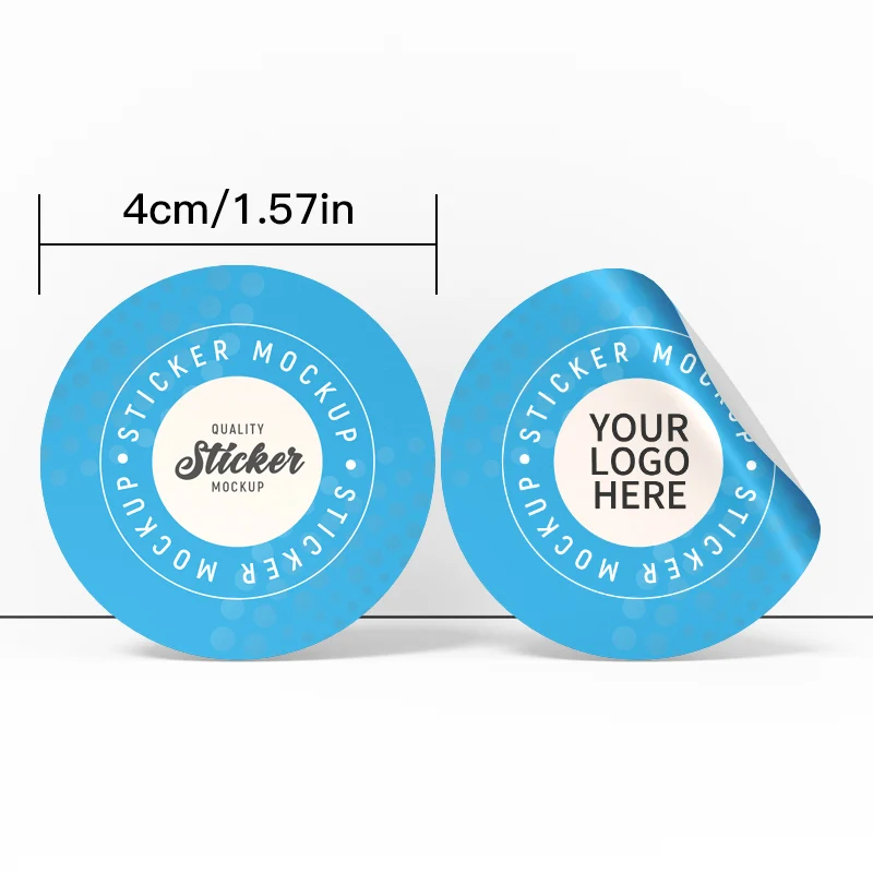 ملصقات غير لامعة مخصصة للعلامات التجارية المخصصة | ملصقات الصور/الشعار مع طباعة عالية الدقة | سطح مقاوم للماء والخدش #2