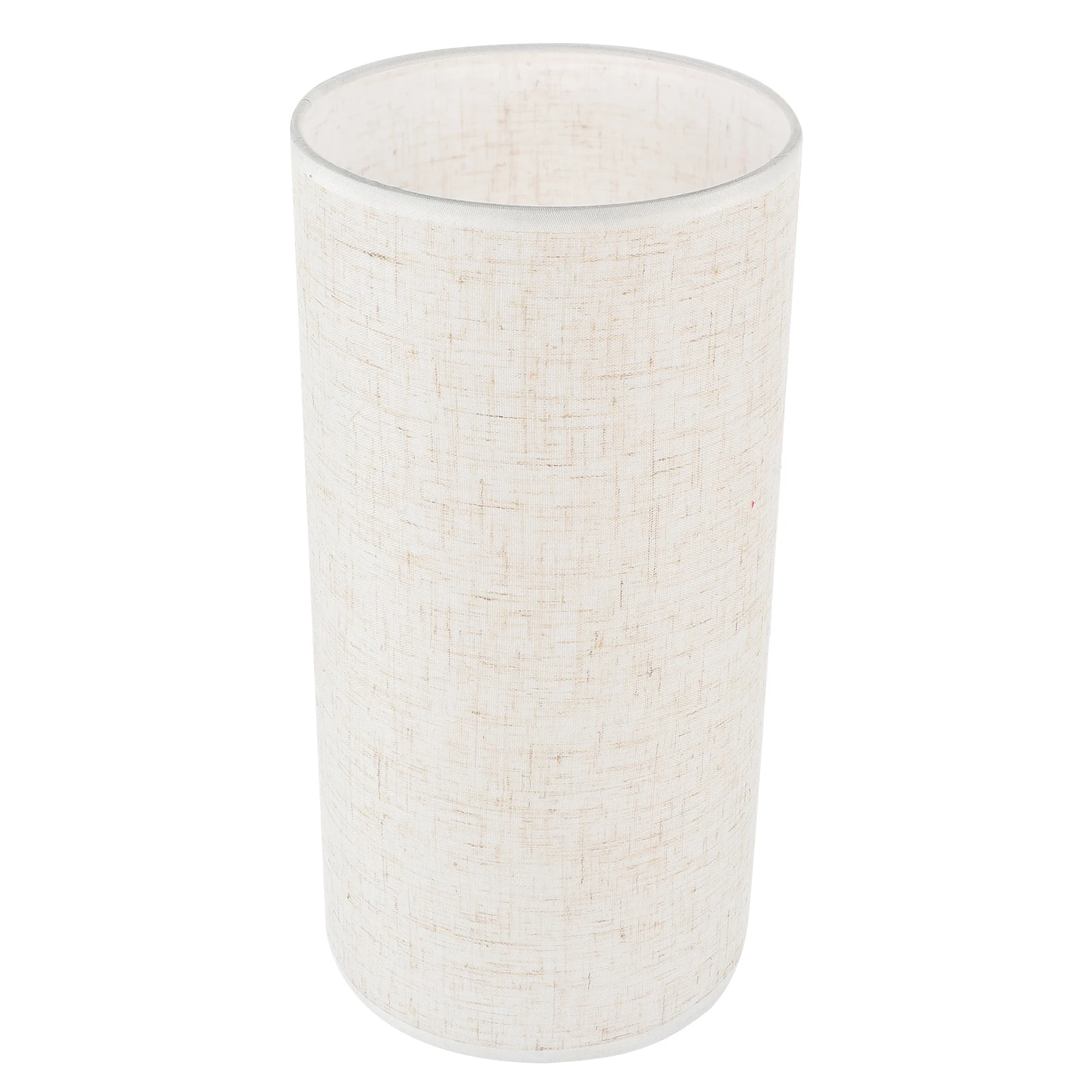 

Абажур из натурального льна ручной работы, белый цилиндр, диффузор для настольного пола, подвесные светильники, успокаивающее освещение, домашний декор, прочный