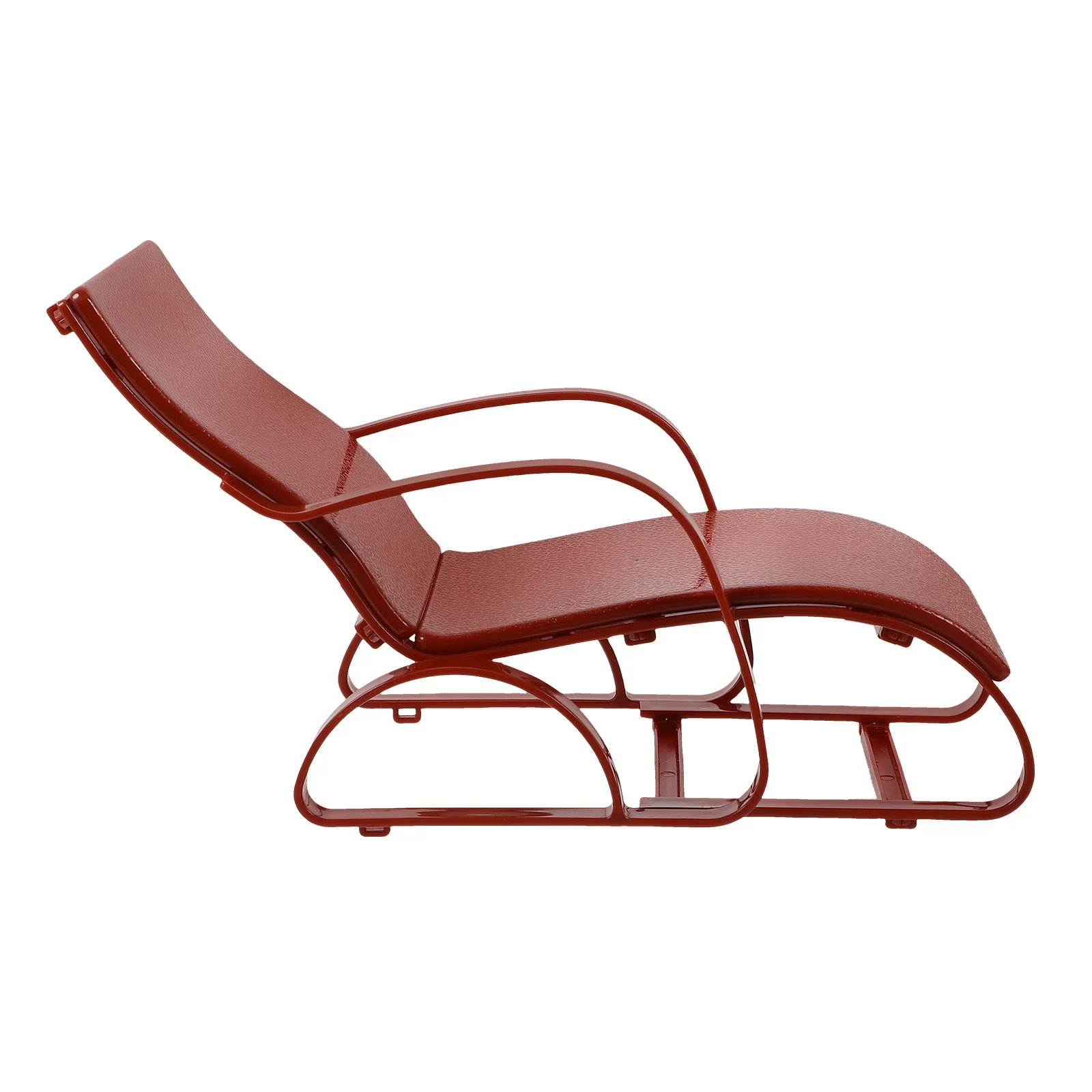 Chaise de plage l'inventaire en plastique pour enfants, jouet de simulation pour enfants, meubles droits, modèle inclinable, décor