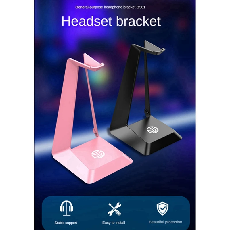 Headphone Stand Headset For All Headsets Gamers Gaming PC Accessories Desk Portable Headphone Stand Holder Rack