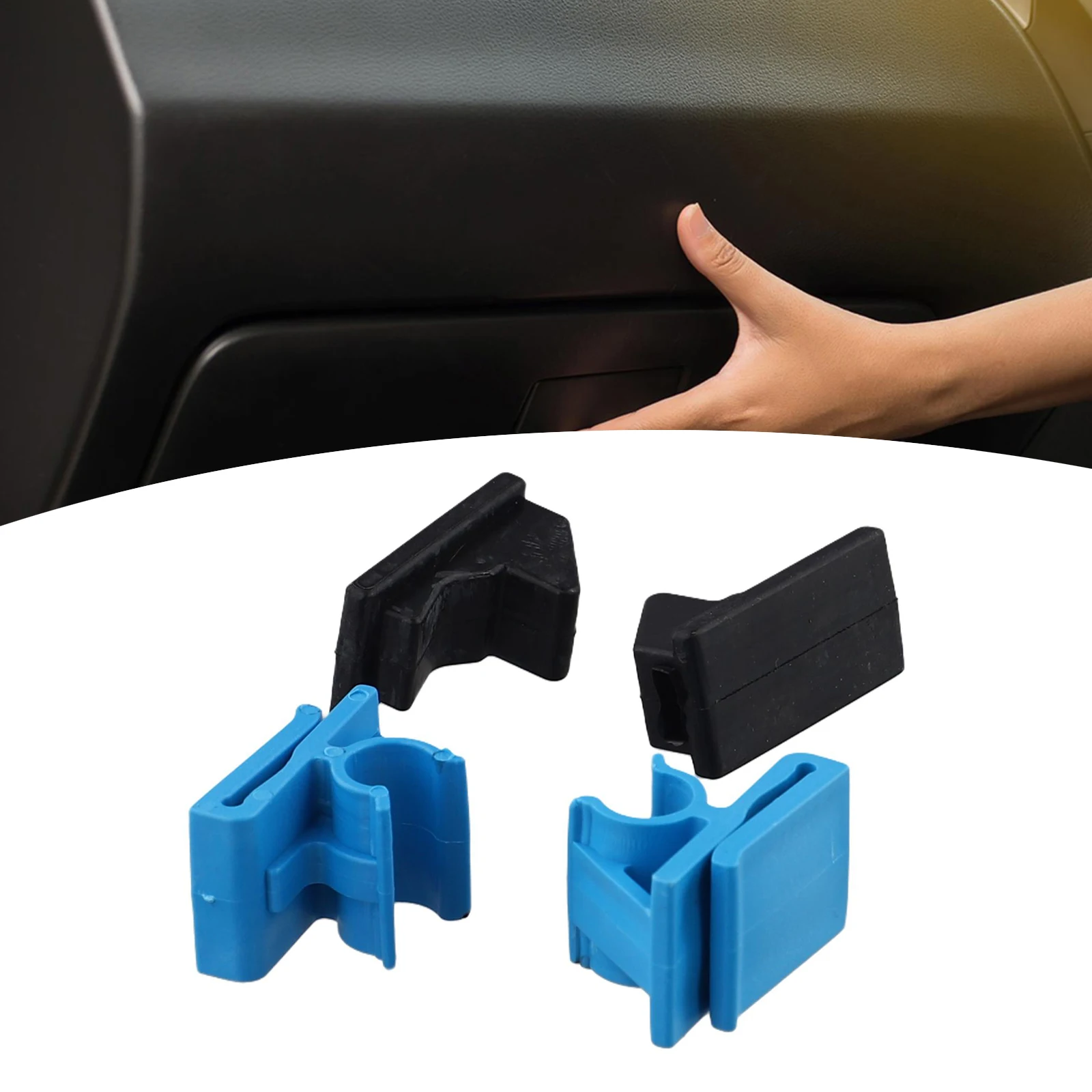 

4pcs Car Lower Glove Box Clip Bump Stop Set For Holden For Commodore VY For VZ 2002-2007 For Statesman For WK WL 2003-2006