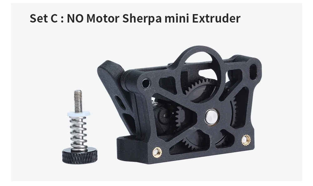 Trianglelab-Sherpa Mini-Extruder, Moons' Motor, LDO-Motor, kein Motor, Spritzguss, stark und langlebig, geringes Gewicht. – Detail 11