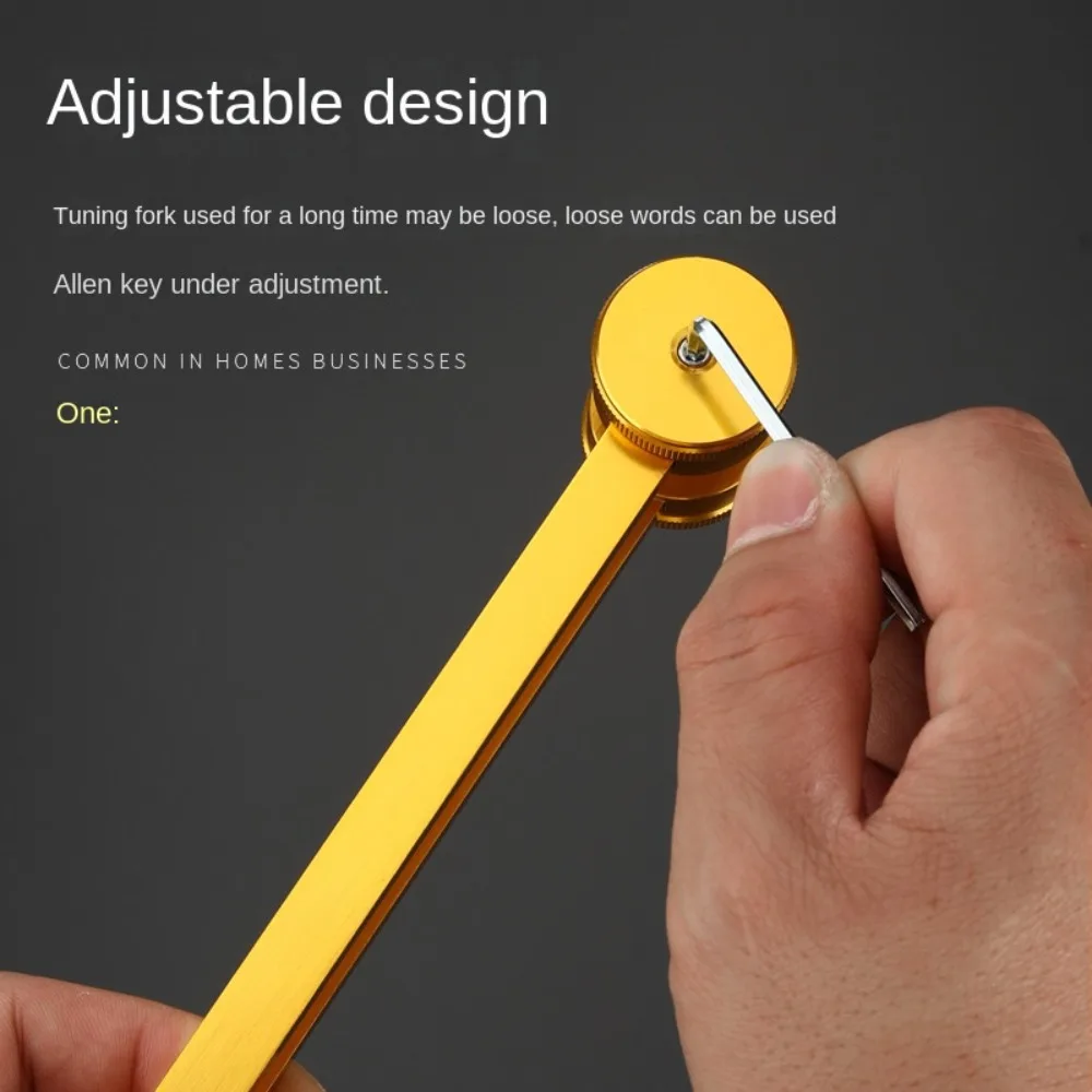 

Исцеляющая чакра, 128 Гц, набор камертонов из алюминиевого сплава, регулируемый биоакустический камертон, звуковая терапия, портативный