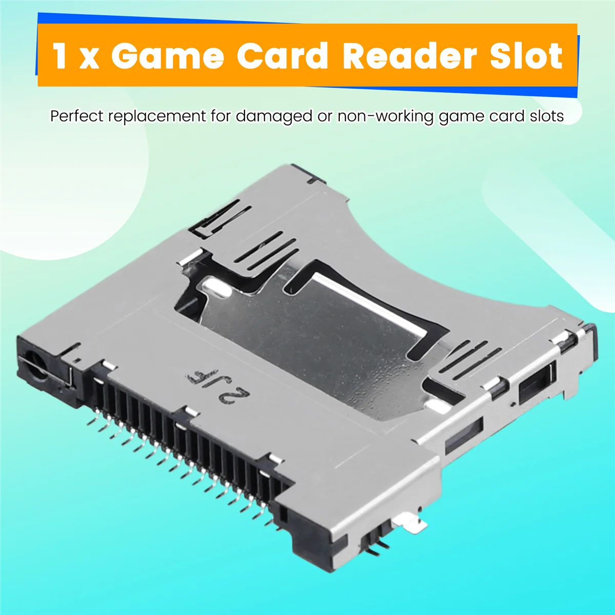 Substituição do slot do leitor de cartão de jogo SMIEA para Nintendo NDSI NDSILL/XL - Peças duráveis do soquete do cartão do console de jogo