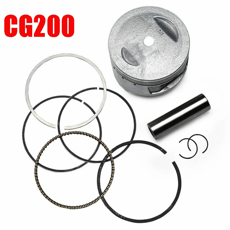 Motorcycle Engine Piston Ring Kit for Honda Haojue Suzuki Lifan Loncin Jialing Dayang Haojin CG125 HJ125 GN125 CG150 CG200 CG250