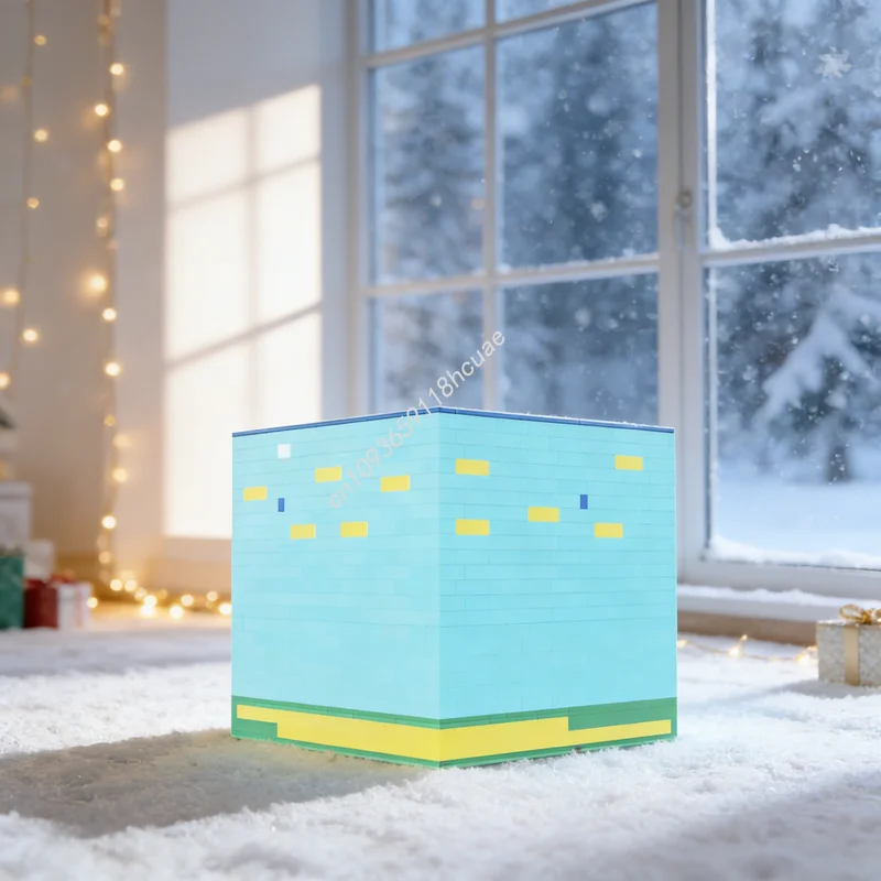 

1000 деталей MOC Замок для стоп-моушн, фон XL, конструктор, игрушки, рождественские подарки, сборка, DIY, креативная идея