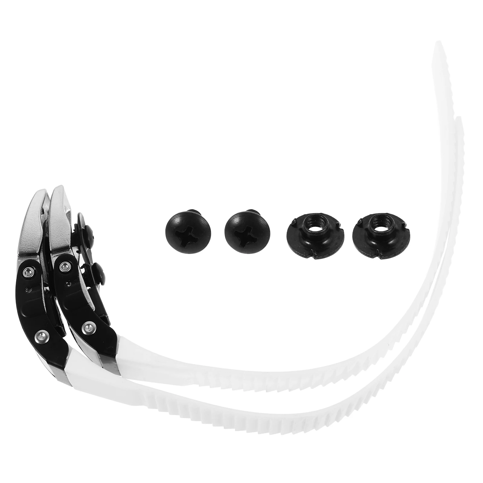 1 زوج الأسطوانة تزلج مشبك حزام استبدال دائم بولي كلوريد الفينيل الربط كليب لأحذية التزلج المتوافقة مع الزلاجات الدوارة الجليد #4