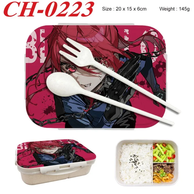 BLUE LOCK Bento Lunch Box Cartoon Figure Printed Lunch Box Food Storage Containers Children Birthday Gifts - view 5