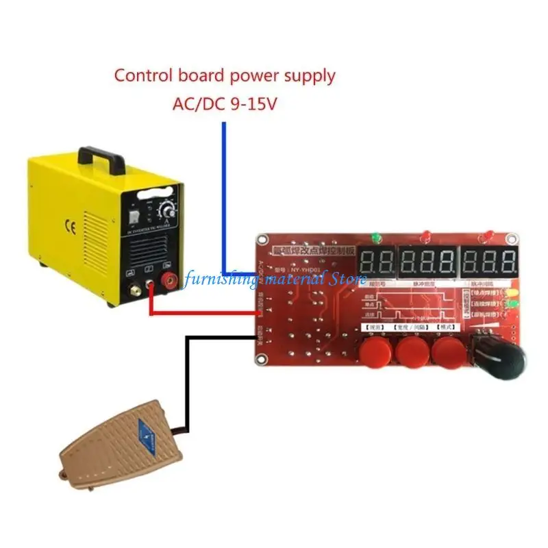 Y5GD NYYHD01 Argon Arcs Welding To Spots Welding Imitation Cold Welding Control Board Controller Cold Time Controller