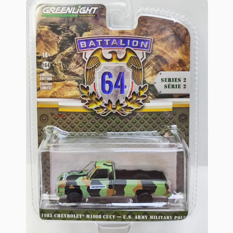 Greenlight 1:64 Scale 1984 1985 M1009 CUCV Pickup Alloy Car Model Collection Display Toy Gifts Souvenirs