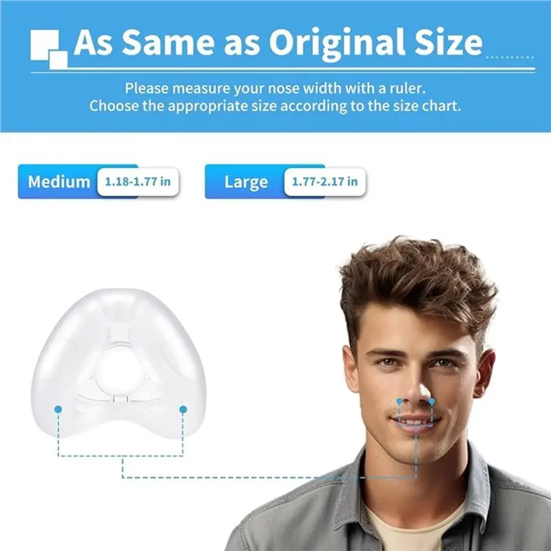 Exquisite-Replacement Nasal Cushion For Resmed Airfit N20 Medium 3-Pack, For CPAP Mask Cushion - view 5