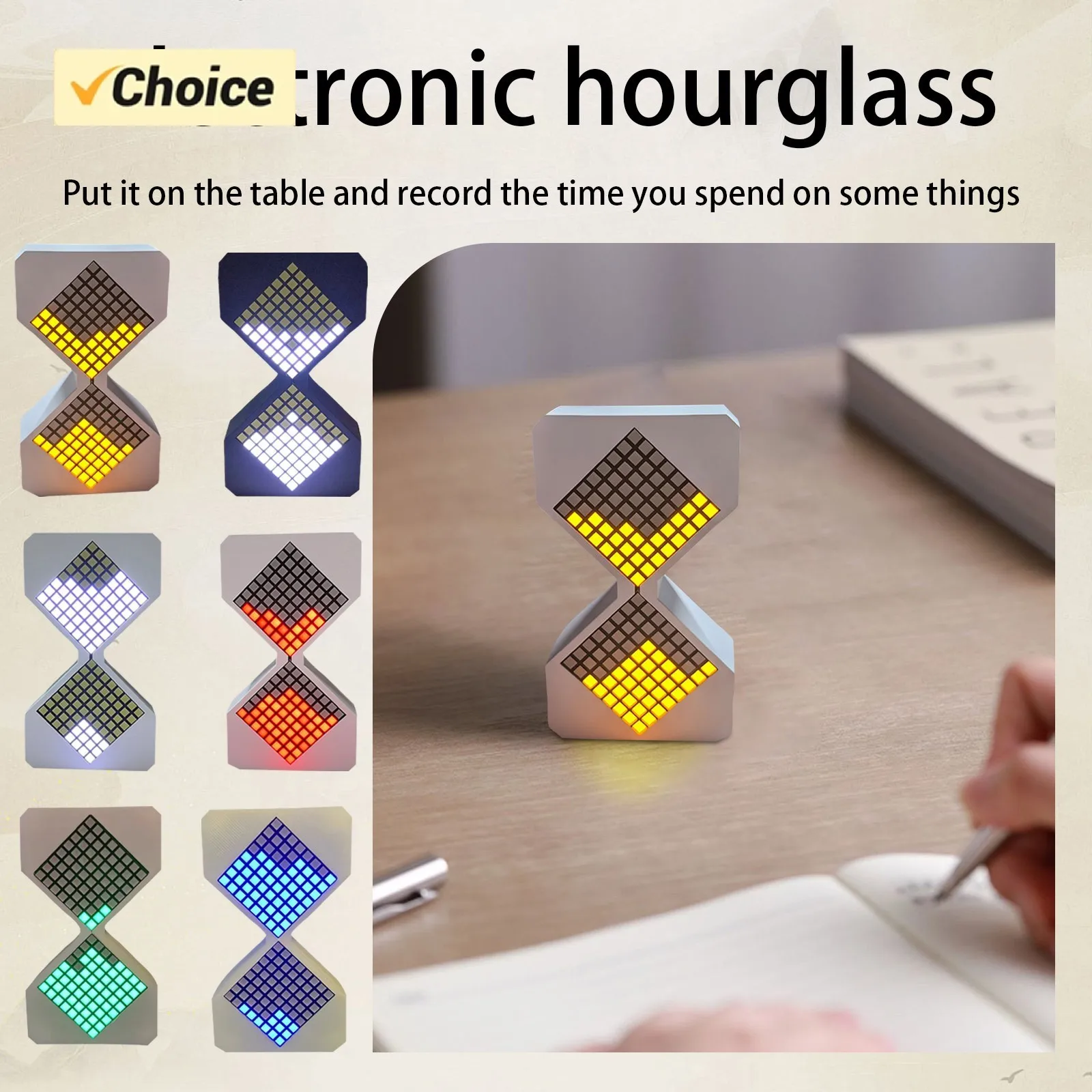 

6 Styles Small Household Electronic Sensing Desktop Decompression Luminous Ornaments