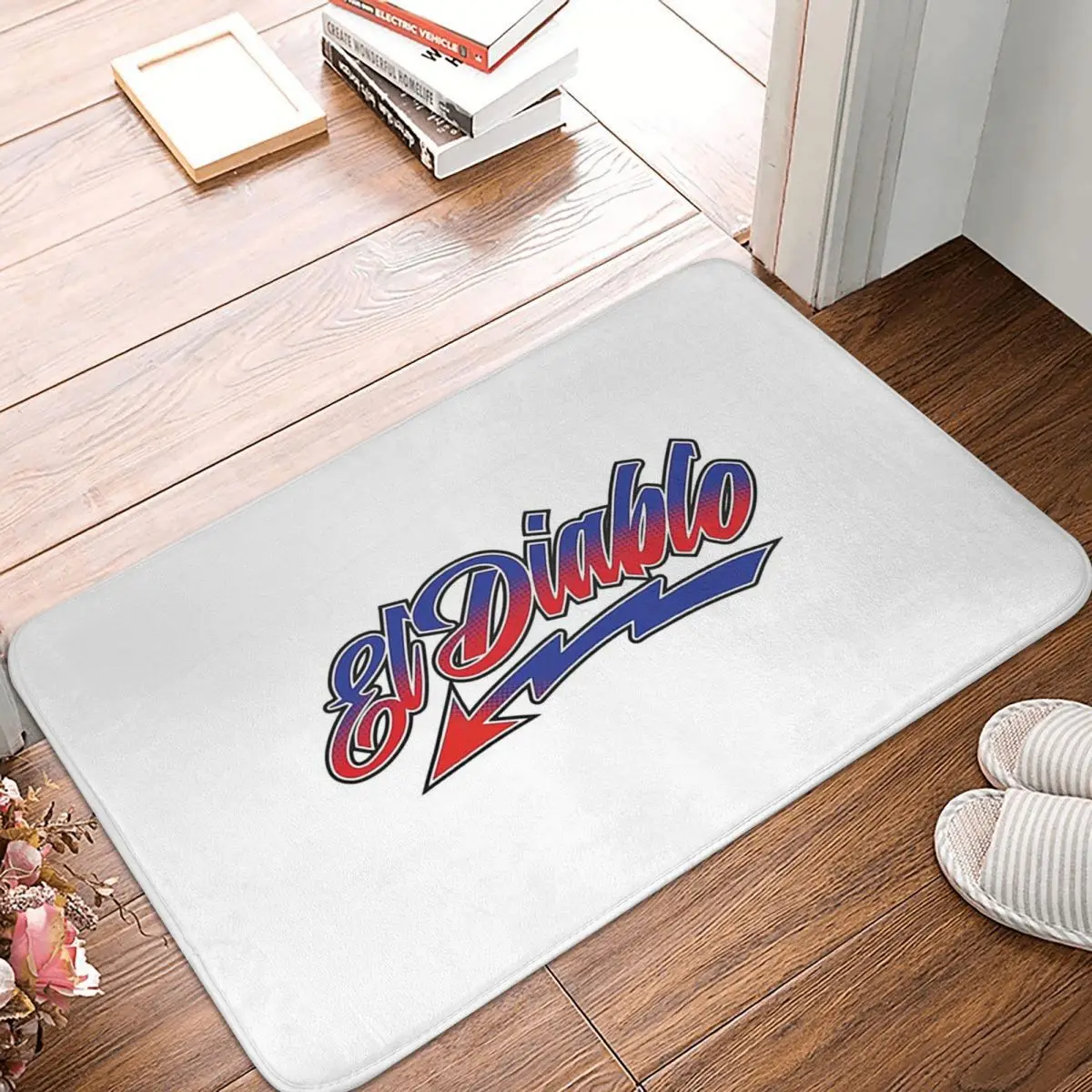 Diablo Non-slip Doormat Fabio Quartararo El Diablo Living Room Bedroom Mat Welcome Carpet Indoor Pattern Decor