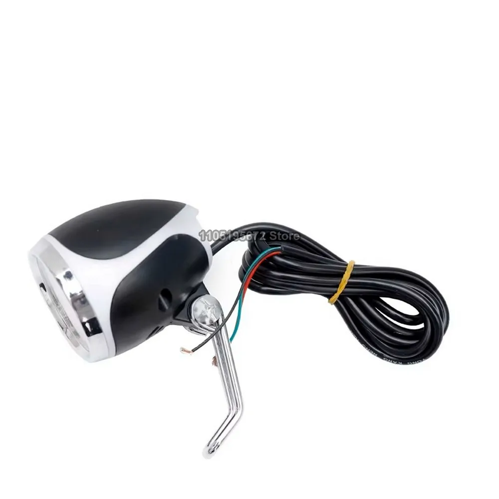12-80V Frontscheinwerfer mit Hupe für Kugoo Elektroroller LED-Scheinwerfer mit Schalter – Detail 4