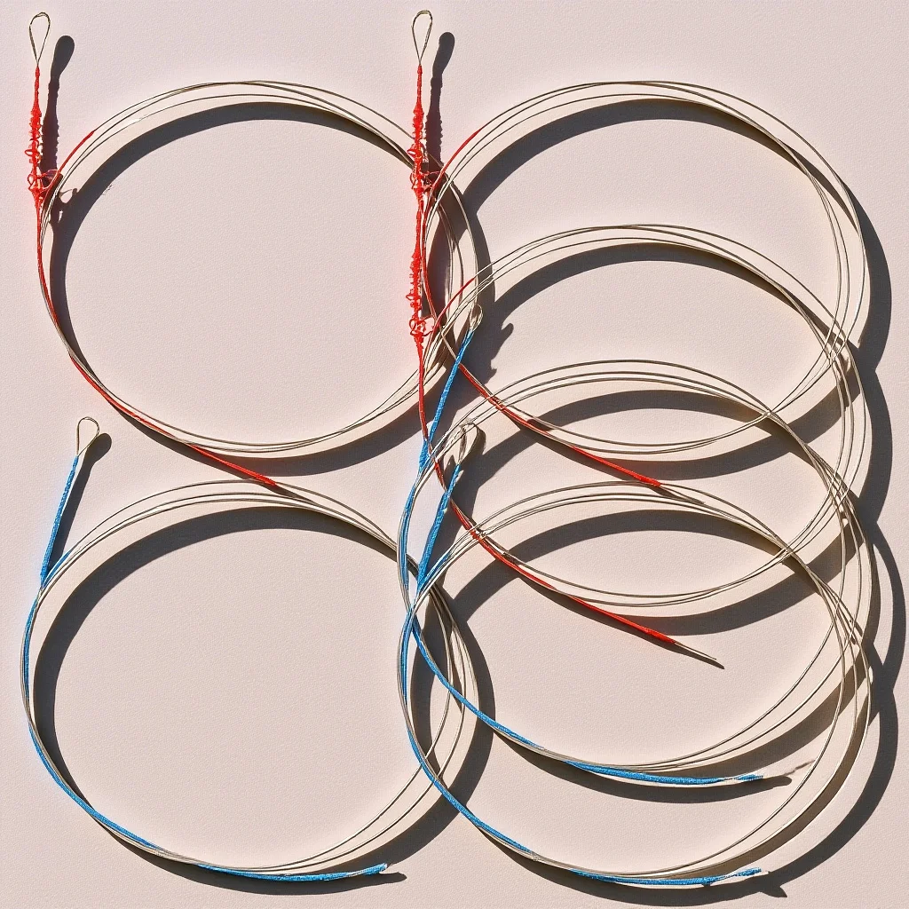 

3 set Erhu Strings Full Set Professional Chinese Urheen Accessories For String Replacement Durable -Resistant Clear