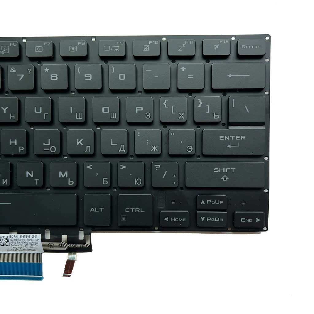 Imagem -05 - Teclado Retroiluminado Rgb dos Eua Asus Rog Zephyrus G15 Ga503q Ga503qr Ga503qs Ga503qm G16 Gu603 Gu603hm V202526js1 2023