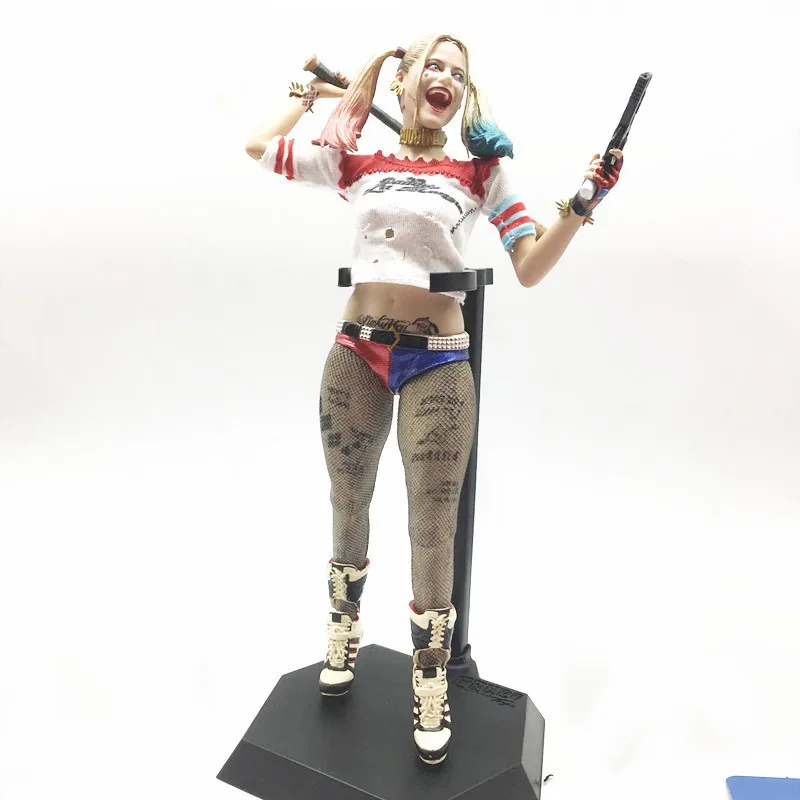 Crazy Toys Suicide Squad Real-cloth Harley Quinn 12-inch High-quality Model Figure Toy Gift