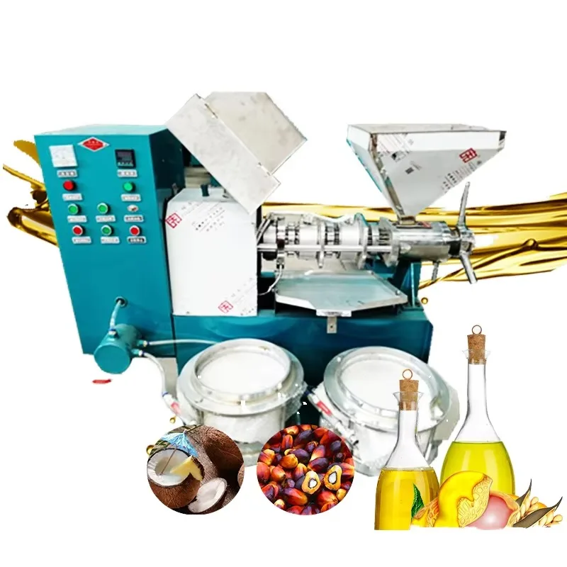 Customized Automatic Cold Hot Oil Extractor Combined Oil Press Machine for Oil Plant Business with Filter