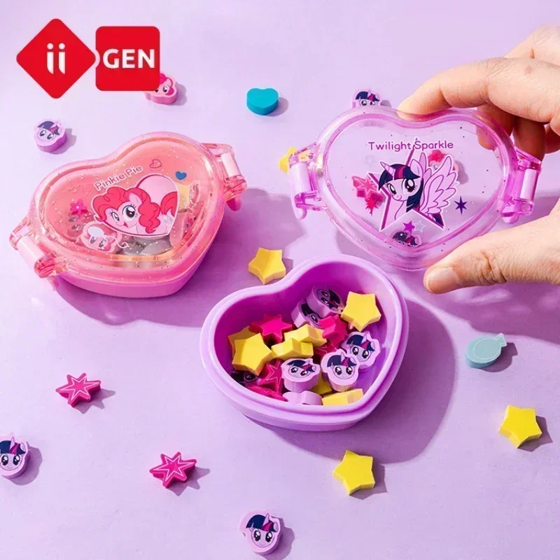 Genuine Iigen My Little Pony Love Box Eraser New Fun Study Stationery Children's Prize Girls Cute Christmas Birthday Gift