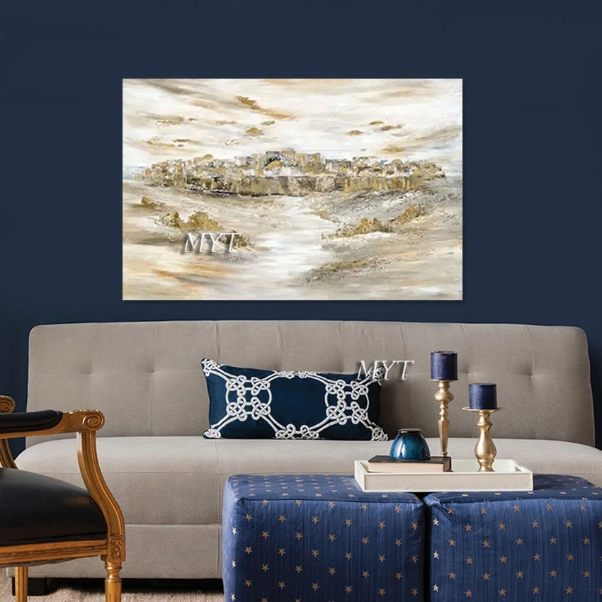 

Handmade Art Wall Abstract Simple Landscape Canvas Oil Paintings Large Contemporary Pictures Unframed Room Decorative Artwork