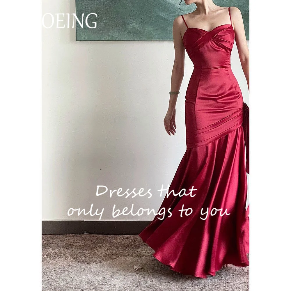 Sweetheart Korea Garden Evening Dresses Sheath Customized Formal 프롬드레스 Floor Length Elegant Prom Gowns Party Women Bride