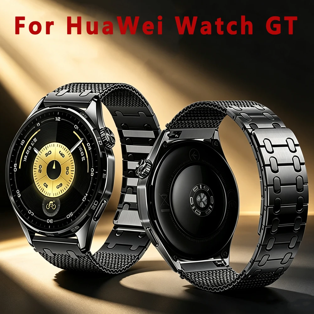 Titanium Milanese Loop For Huawei Watch Gt 6/5/4 20MM Magnetic Wrist Bracelet for Amazfit Garmin Samsung Smartwatch Accessories