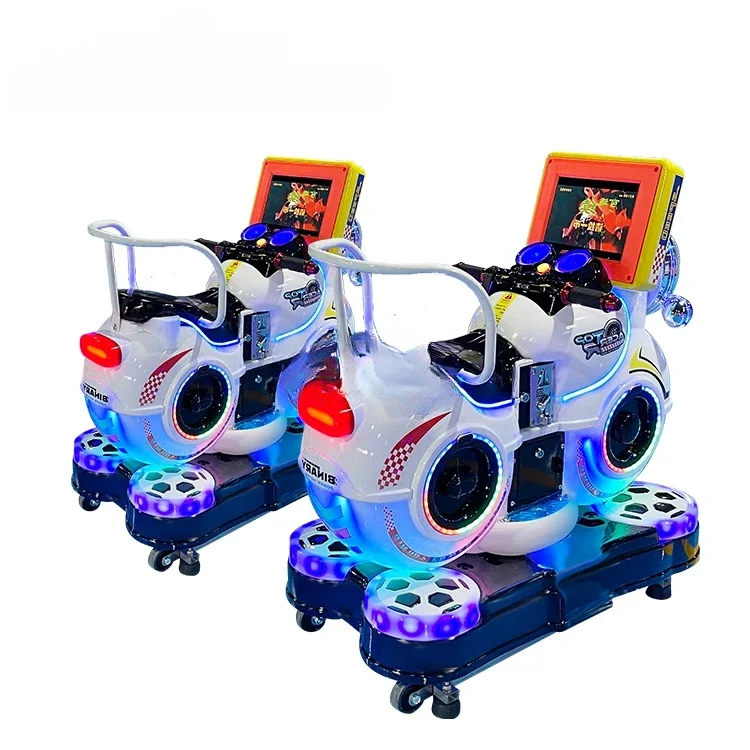 Macchina da gioco a gettoni macchina da gioco Kiddie Ride Happy Motorcycle Arcade Game