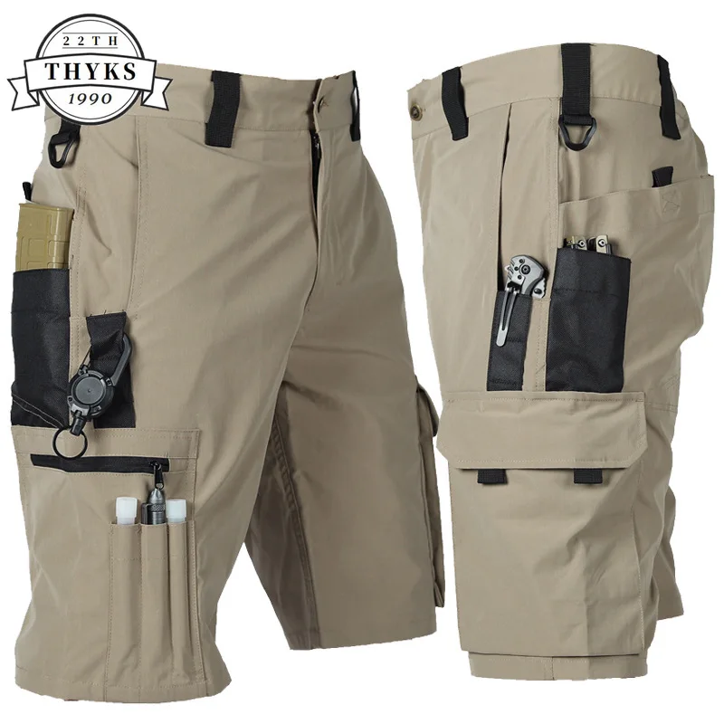 

Outdoor Men Tactical Short Multi-Pocket Wear-Resistant Workout Cargo Short Cycling Hiking Fishing Training Casual Pant Masculino