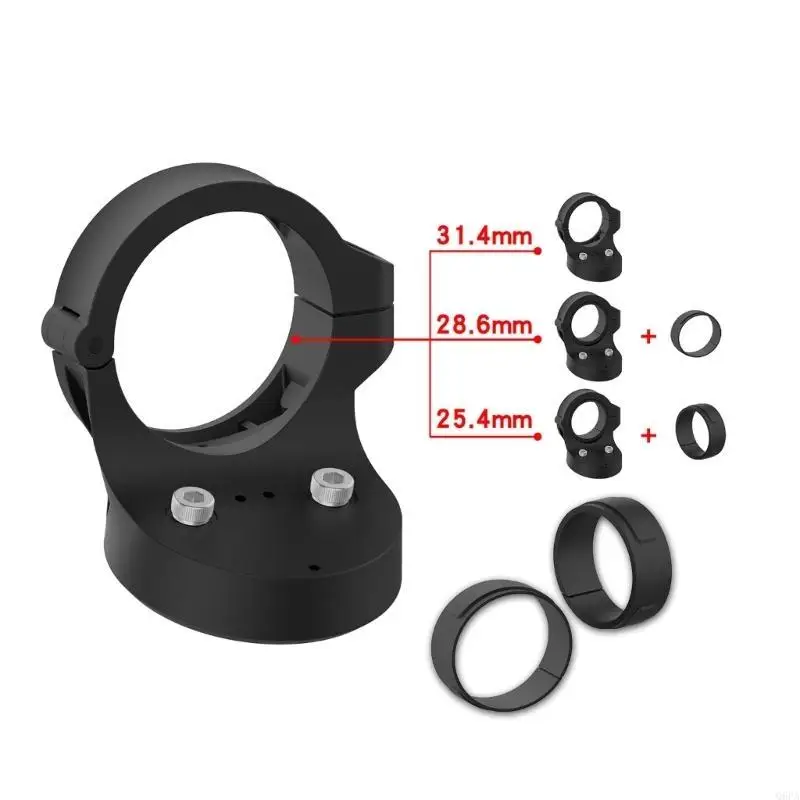 Q6PA Multi-functional Bike Stem Computer Mount Holder Headlamp-Bracket Stand Extension Lamp Holder Rack for Varia