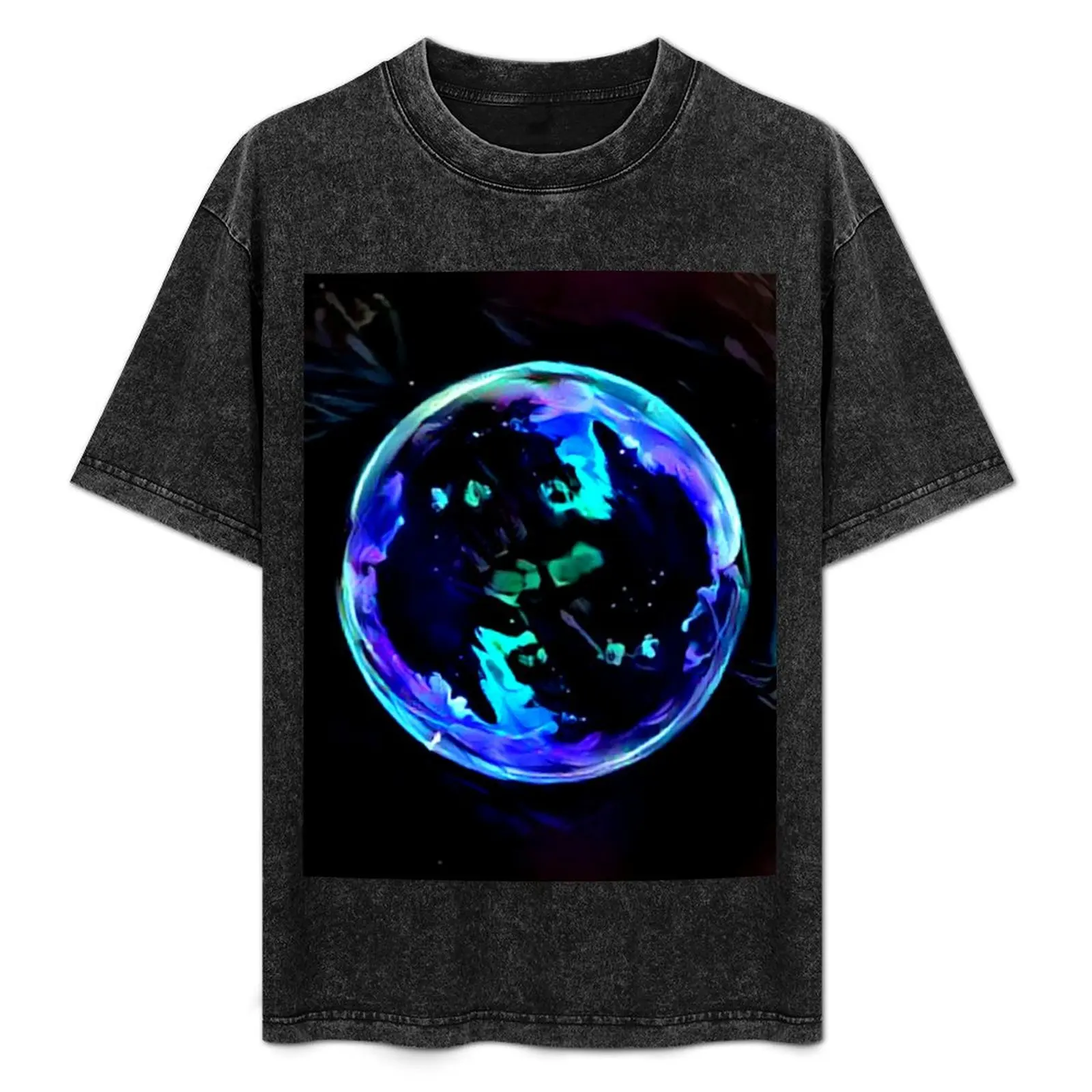 

Blacklight Bubble T-Shirt basketball graphic tees aesthetic clothes mens workout shirts