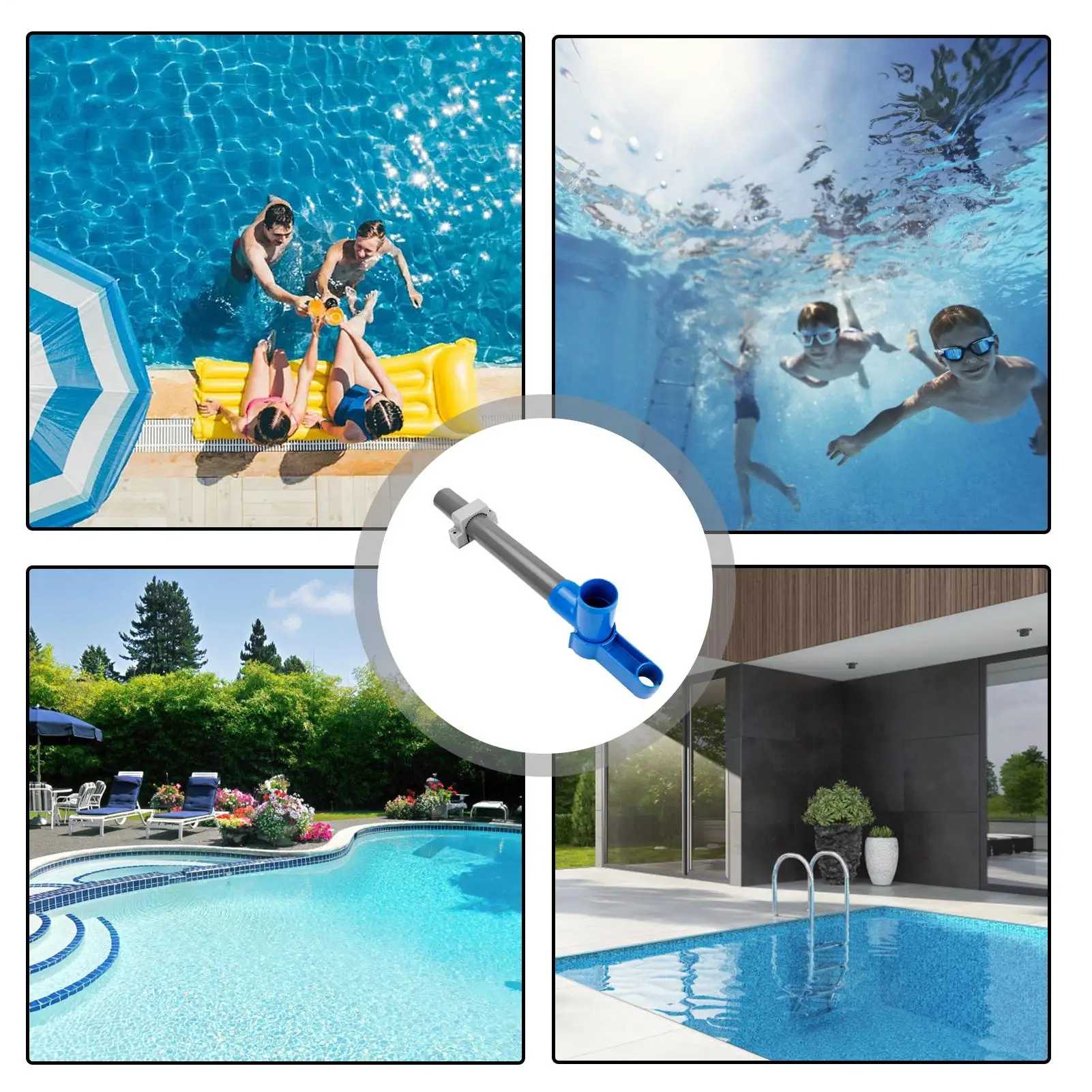 

Pool Skimmer Net Mounting Kit Pool Skimmer Nets Clip Attachment Leaf Skimmer Swimming Pool Net Bracket Kit