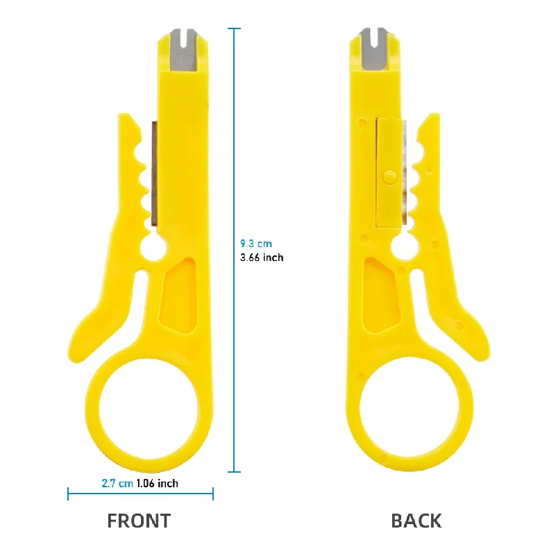 3pc Wire Stripper Knife Crimper Pliers Crimping Tool Cable Stripping Wire Cutter Multi Tools Cut Line Multifunctional Hand Tools