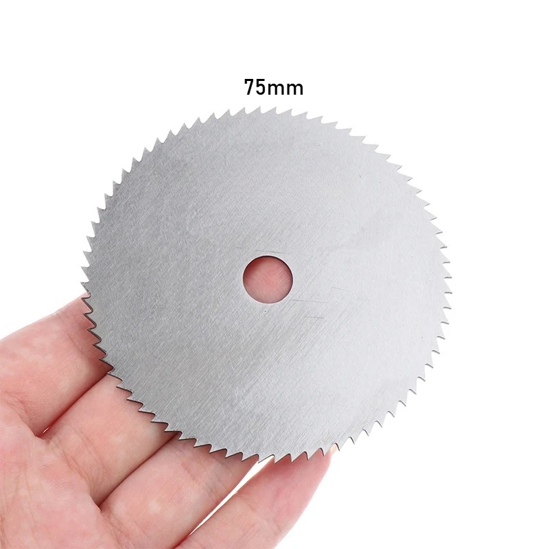 Disque de coupe de 3 pouces, 75mm, Mini lame de scie circulaire pour le bois, le plastique, le métal, outils de coupe rotatifs, 72 dents, 1 pièce