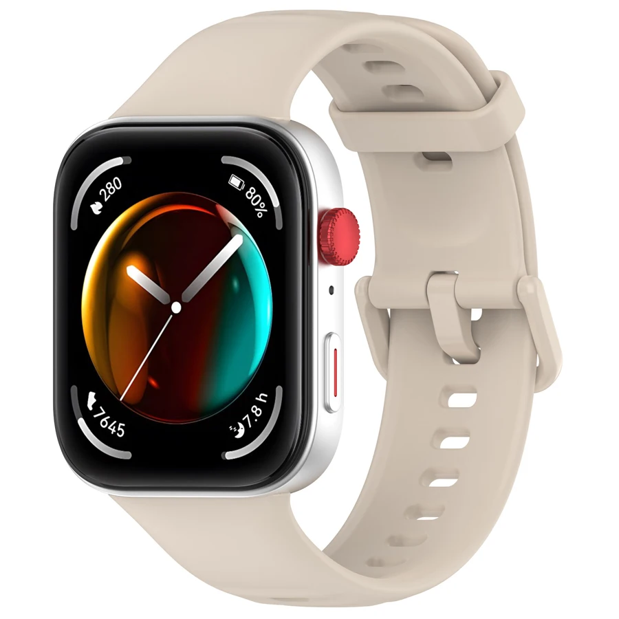 Zachte siliconen band voor Huawei Watch Fit 3 4 5/4 5 Pro Comfortabele band Vervangbare armband voor Huawei Watch Fit 4 5 Pro