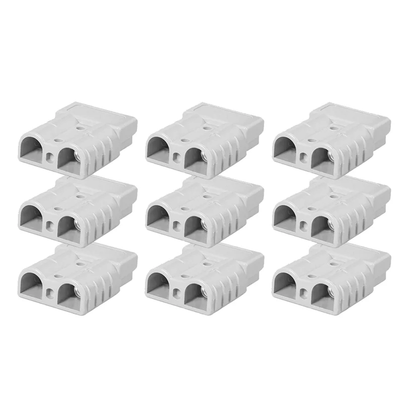 

ABJI-60Pcs For Anderson Style Plug Connectors DC Power Tool 50A 12-24V 6AWG Double Pole With Copper Contact Power Connectors
