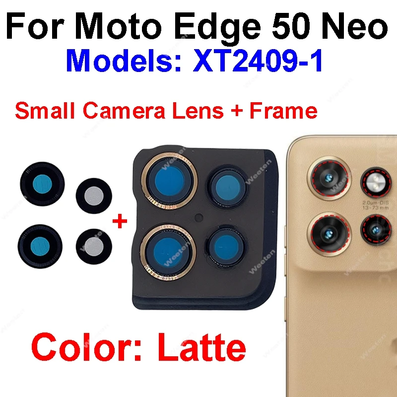 Szkiełko obiektywu tylnej kamery do Motorola MOTO Edge 50 Neo Pro Ultra, szkło o wysokiej twardości, trwałe szkiełko zamienne do obiektywu kamery. — zdjęcie produktu 5