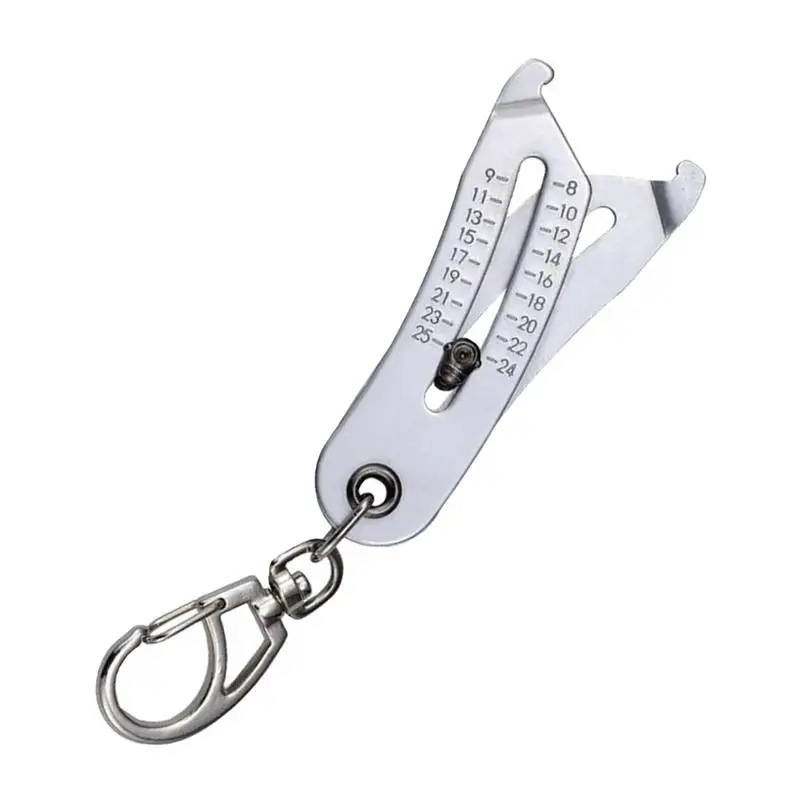 Portable Thread Checker Keychain Portable Precision Measuring Keychain Lightweight And Compact Thread Size Verification Tool For