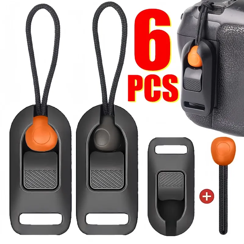 1-6pcs Quick Release Connector Set Anti Lost Lanyard Camera Quick Release Connector Link for Sony Canon Nikon SLR Cameras Strap