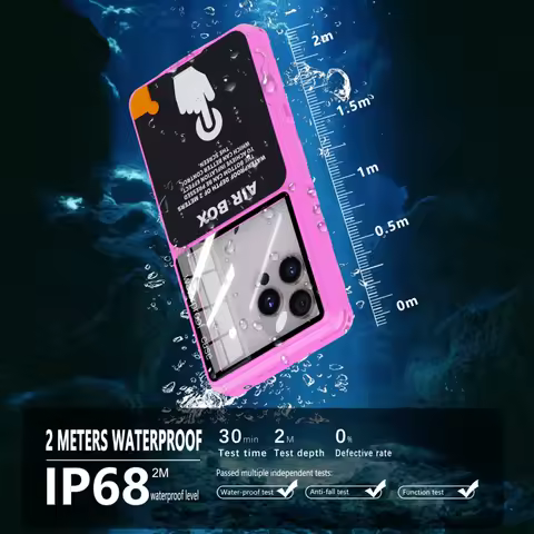 IP68 Waterproof Phone Case For Samsung A53 A13 A52 A12 A54 A23 A32 A55 A52S S25 S24 S22 S21 S23 Ultra S20 FE Galaxy Note 20Ultra