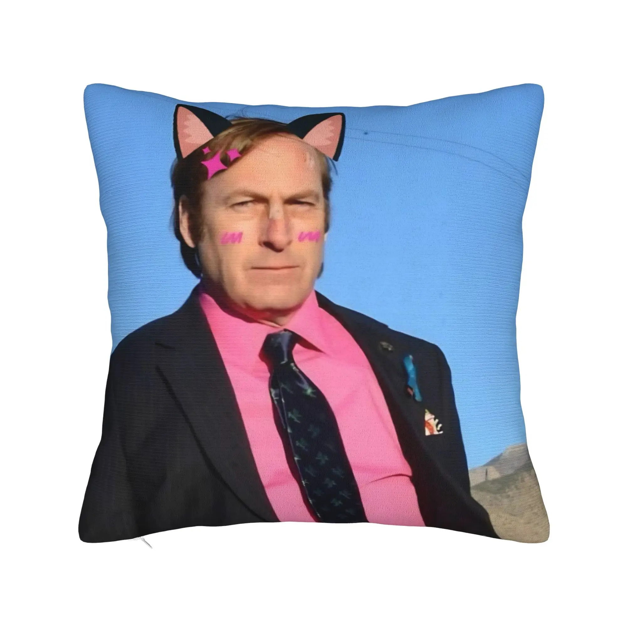 Decorative Pillow Cover Saul Goodman Actor  Merchandise Home  Pillow Case Cover Square Multi-Size