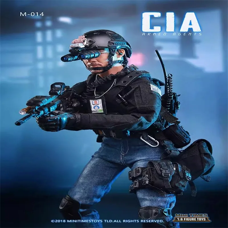 

Hot Sale M014 Mini Times Toys 1/6 CIA Agent Weapon Clothing Set 12'' Doll Model Accessories In Stock Birthday Gift