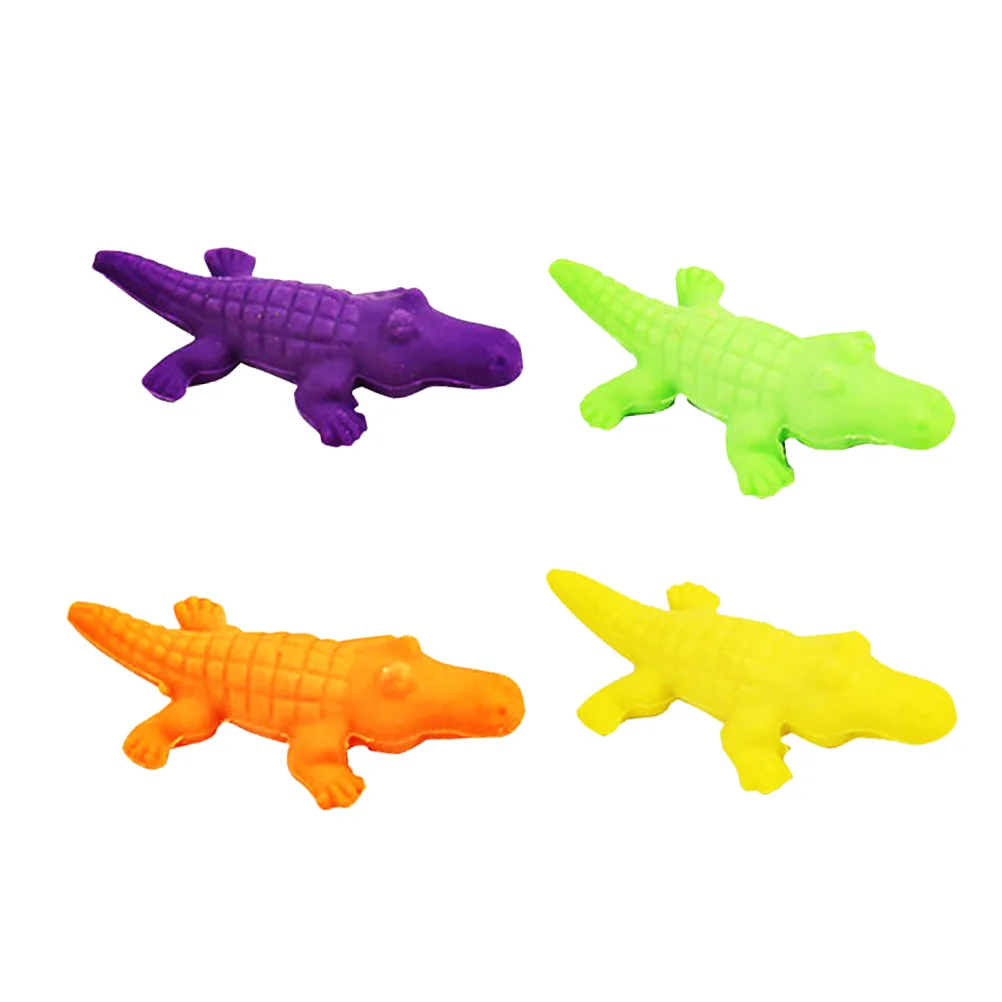 

4pcs Eraser Cute Cartoon Erasers Mini Animal Shaped Kids Pencil Erasers School Supplies Rubber Easy Erase Writing