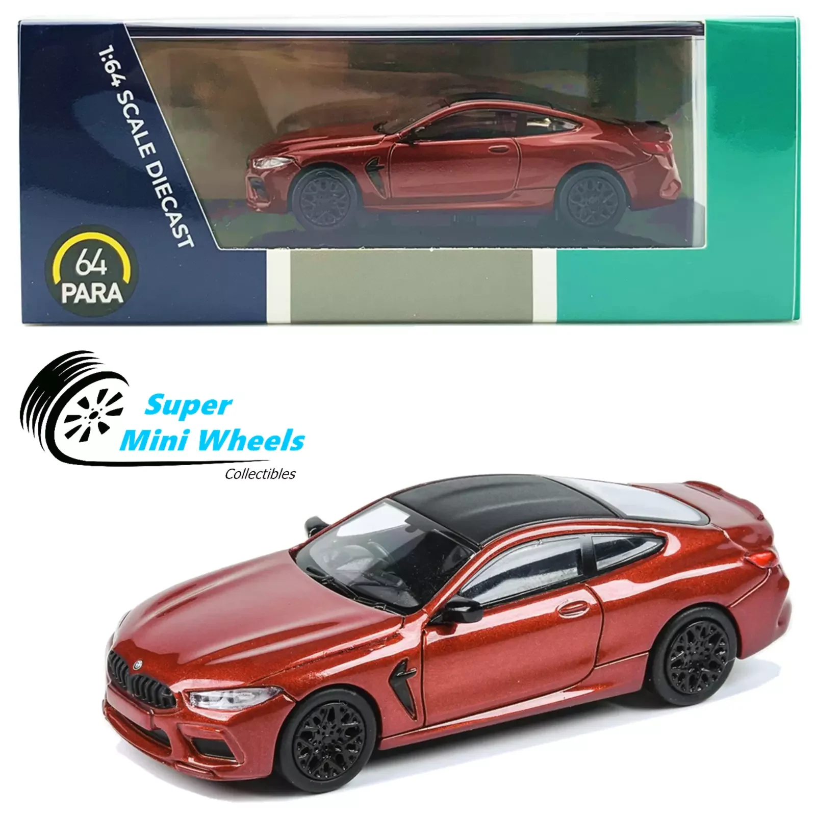 

PARA64 M8 Coupe (Red) - Diecast Model - 1:64