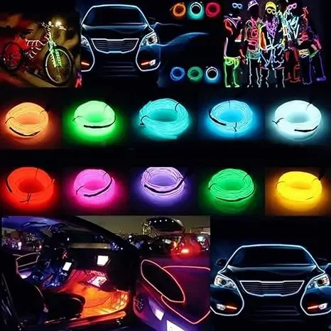 Car Ambient Light Decoration Led Light Strip 1/3/5M Car Interior Ambient Automatic Console Air Outlet Led Light Strip