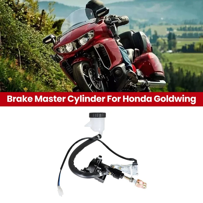 

Motercycle Rear Brake Master Cylinder & Reservoir Assembly For Honda Goldwing GL1500SE A 43500-MT8-006