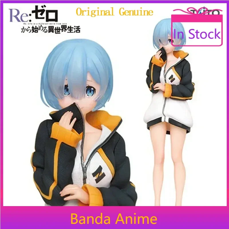 

В наличии Милая аниме-фигурка Taito Re Zero Start Life in Another World Rem Subaru Clothing Ver. Фигурка ПВХ Модель Кукла Игрушки Подарок