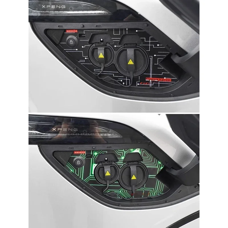 For Xpeng G6 Technology Wind Personalized Charging Port Creative Special Sticker Protection Modification Accessories Car Sticker